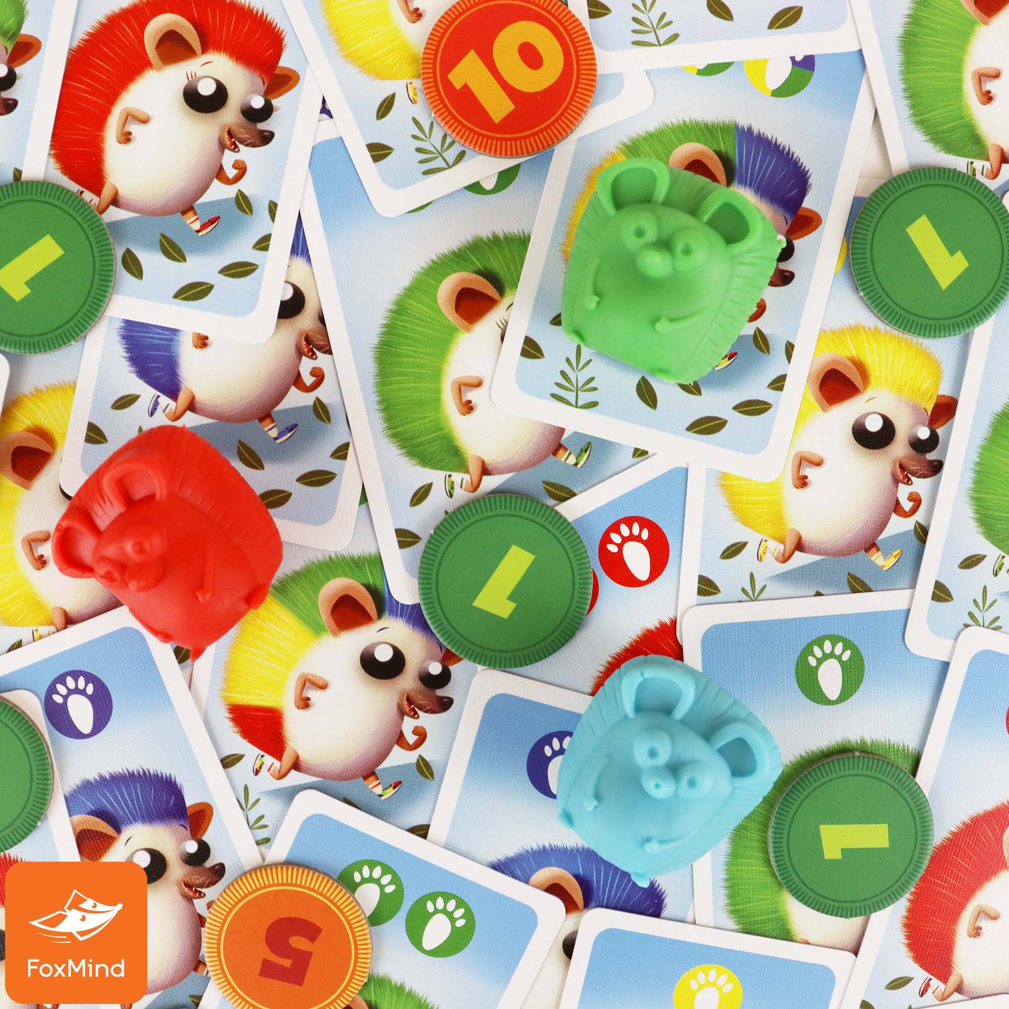 FoxMind Games Racing Hedgehogs Board Game